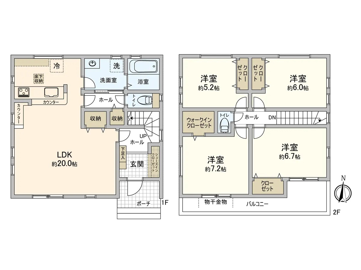 市川市柏井町１期　間取り　旭ハウジング